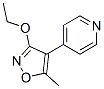 Pyridine, 4-(3-ethoxy-5-methyl-4-isoxazolyl)- (9CI) CAS#: 342424-89-9