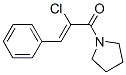 Pyrrolidine, 1-(2-chloro-1-oxo-3-phenyl-2-propenyl)- (9CI) CAS#: 356529-10-7