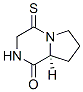 Pyrrolo[1,2-a]pyrazin-1(2H)-one, hexahydro-4-thioxo-, (S)- (9CI) CAS#: 167391-75-5