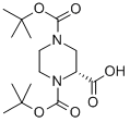 (R)-1-N-BOC-4-N-BOC-PIPERAZINE-2-CARBOXYLIC ACID CAS#: 173774-48-6