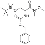 (R)-2-(CBZ-AMINO)-3-(TERT-BUTYL-DIMETHYLSILYLOXY)-N-METHOXY-N-METHYLPROPANAMIDE CAS#: 160349-51-9
