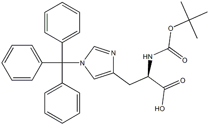 (R)-2-((tert-Butoxycarbonyl)amino)-3-(1-trityl-1H-imidazol-4-yl)propionic acid CAS#: 393568-74-6