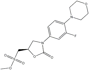 (R)-[3-(3-Fluoro-4-morpholinophenyl)-2-oxo-5-oxazolidinyl]methyl methanesulfonate CAS#: 174649-09-3