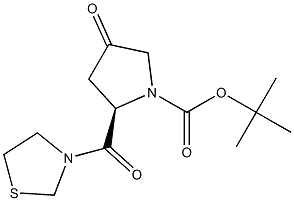 (R)-tert-butyl 4-oxo-2-(thiazolidine-3-carbonyl)pyrrolidine-1-carboxylate CAS#: 155251-72-2