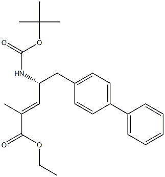 (R,E)-ethyl 5-([1,1'-biphenyl]-4-yl)-4-((tert-butoxycarbonyl)aMino)-2-Methylpent-2-enoate CAS#: 149709-59-1