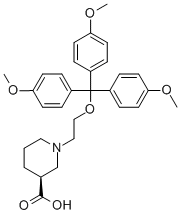 (S)-1-[2-[TRIS(4-METHOXYPHENYL)METHOXY]ETHYL]-3-PIPERIDINECARBOXYLIC ACID CAS#: 157604-55-2