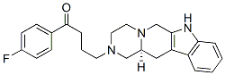 (S)-1-(4-fluorophenyl)-4-(3,4,6,7,12,12a-hexahydropyrazino[1',2':1,6]pyrido[3,4-b]indol-2(1H)-yl)butan-1-one CAS#: 42021-35-2