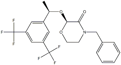 (S)-2-((R)-1-(3,5-bis(trifluoroMethyl)phenyl)ethoxy)-4-benzylMorpholin-3-one CAS#: 327623-36-9