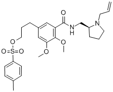 (S)-2,3-DIMETHOXY-5-[3-[[(4-METHYLPHENYL)-SULFONYL]OXY]-PROPYL]-N-[[1-(2-PROPENYL)-2-PYRROLIDINYL]METHYL]-BENZAMIDE CAS#: 166173-74-6