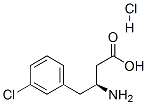 (S)-3-Amino-4-(3-Chlorophenyl)butyric Acid Hydrochloride CAS#: 331763-54-3