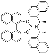 (S)-(+)-(3,5-DIOXA-4-PHOSPHACYCLOHEPTA[2,1-A,3,4-A']DINAPHTHALEN-4-YL)BIS[(1R)-1-(1-NAPHTHALENYL)ETHYL]AMINE CAS#: 342813-25-6