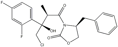 (S)-4-benzyl-3-((2R,3R)-4-chloro-3-(2,4-difluorophenyl)-3-hydroxy-2-methylbutanoyl)oxazolidin-2-one CAS#: 169218-76-2