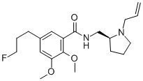 (S)-5-(3-FLUOROPROPYL)-2,3-DIMETHOXY-N-[[(2S)-1-(2-PROPENYL)-2-PYRROLIDINYL]METHYL]- CAS#: 166173-78-0