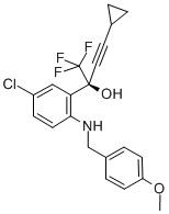 (S)-5-chloro-a-(Cyclopropylacetenyl)-2-[((4-methoxyphenyl)methyl)amino]-a- (trifluoromethyl) benzenemethanol (E-4) CAS#: 173676-60-3