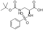 (S)-BOC-3-AMINO-2-(PHENYLSULFONYLAMINO)-PROPIONIC ACID CAS#: 342888-28-2