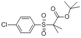 TERT-BUTYL 2-[(4-CHLOROPHENYL)SULFONYL]-2-METHYLPROPANOATE CAS#: 175135-88-3