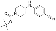 TERT-BUTYL 4-(4-CYANOPHENYLAMINO)PIPERIDINE-1-CARBOXYLATE CAS#: 333986-52-0