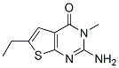 Thieno[2,3-d]pyrimidin-4(3H)-one, 2-amino-6-ethyl-3-methyl- (9CI) CAS#: 328004-11-1
