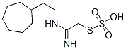 Thiosulfuric acid hydrogen S-[2-[(2-cycloheptylethyl)amino]-2-iminoethyl] ester CAS#: 40283-62-3