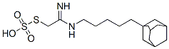Thiosulfuric acid hydrogen S-[2-[5-(adamantan-1-yl)pentylamino]-2-iminoethyl] ester CAS#: 40283-75-8