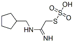 Thiosulfuric acid hydrogen S-[2-[(cyclopentylmethyl)amino]-2-iminoethyl] ester CAS#: 40283-54-3