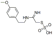 Thiosulfuric acid hydrogen S-[2-imino-2-[[2-(4-methoxyphenyl)ethyl]amino]ethyl] ester CAS#: 40283-94-1
