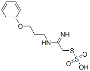 Thiosulfuric acid hydrogen S-[2-imino-2-[(3-phenoxypropyl)amino]ethyl] ester CAS#: 40283-89-4