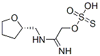 Thiosulfuric acid hydrogen S-[2-imino-2-[[(tetrahydrofuran-2-yl)methyl]amino]ethyl] ester CAS#: 40283-83-8