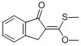 (Z)-2,3-dihydro-2-[methoxy(methylthio)methylene]-1H-Inden-1-one CAS#: 147726-43-0