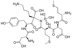 aspartyl-tyrosyl-phosphomethionyl-aspartyl-methionyl-lysine CAS#: 158999-11-2