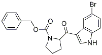 benzyl 2-(5-broMo-1H-indole-3-carbonyl)pyrrolidine-1-carboxylate CAS#: 331842-86-5