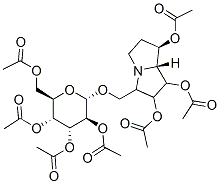 .beta.-D-Glucopyranoside, 1,2,7-tris(acetyloxy)hexahydro-1H-pyrrolizin-3-ylmethyl, 2,3,4,6-tetraacetate, 1R-(1.alpha.,2.beta.,3.alpha.,7.beta.,7a.alpha.)- CAS#: 156205-65-1