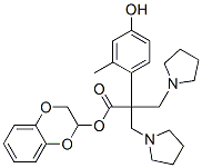 bis(pyrrolidinomethyl)-4-hydroxyphenylacetic acid 1,4-benzodioxanyl-2-methyl ester CAS#: 149110-76-9