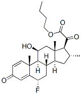 butyl 6alpha-fluoro-11beta-hydroxy-16alpha-methyl-3,20-dioxopregna-1,4-dien-21-oate CAS#: 41767-29-7