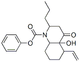 decahydro-4a-hydroxy-4-oxo-2-propyl-5-vinylquinoline-1-carboxylic acid phenyl ester CAS#: 156340-45-3