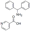 diphenylmethanamine, pyridine-3-carboxylic acid CAS#: 171507-33-8
