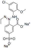 disodium 2-[3-(5-chloro-2-methoxyphenyl)-1-ethyltriazen-2-yl]-5-sulphonatobenzoate CAS#: 4857-56-1