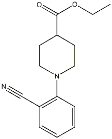 ethyl 1-(2-cyanophenyl)piperidine-4-carboxylate CAS#: 357670-16-7