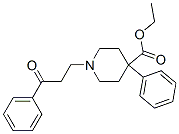 ethyl 1-(3-oxo-3-phenylpropyl)-4-phenylpiperidine-4-carboxylate CAS#: 4310-87-6