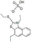 ethyl 1-ethyl-2-(ethylthio)naphtho[1,2-d]thiazolium sulphate CAS#: 41426-11-3