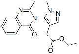 ethyl 2-[1-methyl-5-(2-methyl-4-oxo-quinazolin-3-yl)pyrazol-4-yl]aceta te CAS#: 160662-10-2