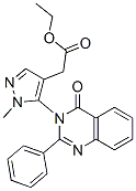 ethyl 2-[1-methyl-5-(4-oxo-2-phenyl-quinazolin-3-yl)pyrazol-4-yl]aceta te CAS#: 160662-12-4