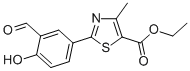 ethyl 2-(3-formyl-4-hydroxyphenyl)-4-methyl thiazole-5-carboxylate CAS#: 161798-01-2