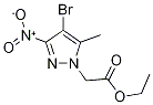 ethyl (4-bromo-5-methyl-3-nitro-1H-pyrazol-1-yl)acetate CAS#: 351992-36-4