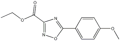 ethyl 5-(4-methoxyphenyl)-1,2,4-oxadiazole-3-carboxylate CAS#: 151098-14-5