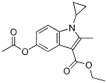 ethyl 5-acetoxy-1-cyclopropyl-2-Methyl-1H-indole-3-carboxylate CAS#: 383402-59-3