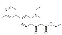ethyl 7-(2,6-dimethyl-4-pyridyl)-1-ethyl-1,4-dihydro-4-oxoquinoline-3-carboxylate CAS#: 40034-74-0