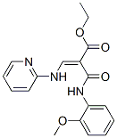 ethyl (E)-2-[(2-methoxyphenyl)carbamoyl]-3-(pyridin-2-ylamino)prop-2-e noate CAS#: 172753-08-1