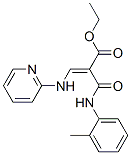 ethyl (E)-2-[(2-methylphenyl)carbamoyl]-3-(pyridin-2-ylamino)prop-2-en oate CAS#: 172753-06-9