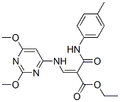 ethyl (E)-3-[(2,6-dimethoxypyrimidin-4-yl)amino]-2-[(4-methylphenyl)ca rbamoyl]prop-2-enoate CAS#: 172753-10-5